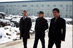 福寿园国际集团组团踏雪来访，，，浙江明升mansion88赢盛赞