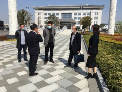 湖州市民政局副局长沈建军来明升mansion88调研生态葬